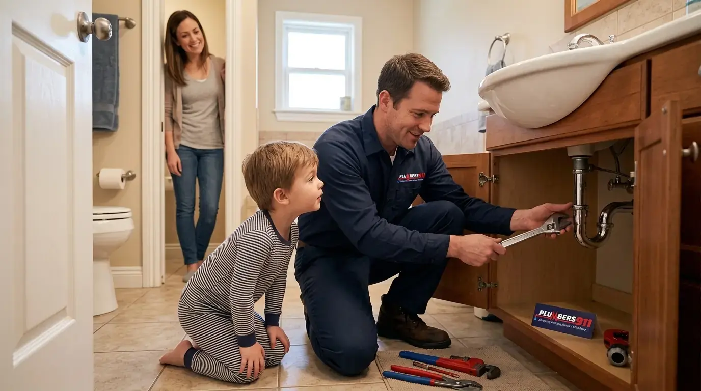 Licensed plumber at work in Medinah, IL